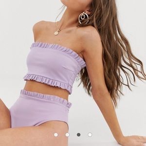 ASOS PrettyLittleThing High Rise Cheeky Bikini